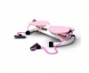 Фитнес платформа DFC "Twister Bow" с эспандерами розовый - магазин СпортДоставка. Спортивные товары интернет магазин в Березниках 