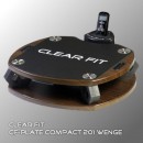 Виброплатформа Clear Fit CF-PLATE Compact 201 WENGE - магазин СпортДоставка. Спортивные товары интернет магазин в Березниках 
