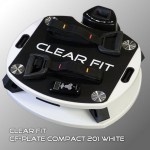 Виброплатформа Clear Fit CF-PLATE Compact 201 WHITE  - магазин СпортДоставка. Спортивные товары интернет магазин в Березниках 