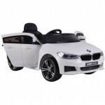 Детский электромобиль BMW6 GT JJ2164 белый - магазин СпортДоставка. Спортивные товары интернет магазин в Березниках 