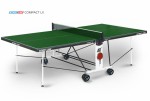 Теннисный стол для помещения Compact LX green усовершенствованная модель стола 6042-3 - магазин СпортДоставка. Спортивные товары интернет магазин в Березниках 