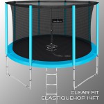 Каркасный батут Clear Fit ElastiqueHop 14Ft - магазин СпортДоставка. Спортивные товары интернет магазин в Березниках 
