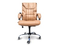 Офисное массажное кресло EGO BOSS EG1001 Орех в комплектации LUX - магазин СпортДоставка. Спортивные товары интернет магазин в Березниках 