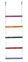 Детская веревочная лестница для ДСК 5 перекладин цвет радуга ЛВ5-3А - магазин СпортДоставка. Спортивные товары интернет магазин в Березниках 