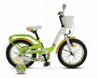 Детский велосипед Stels Pilot-190 16" V030 Зелёный жёлтый белый 2022 - магазин СпортДоставка. Спортивные товары интернет магазин в Березниках 